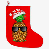 Ananas Großer Weihnachtsstrumpf (Vorderseite)