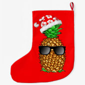 Ananas Großer Weihnachtsstrumpf (Rückseite)