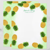 Ananas grün (Vorne/Hinten)