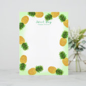 Ananas grün (Stehend Vorderseite)