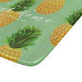 Ananas grün schneidebrett (Ecke)