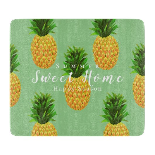 Ananas grün schneidebrett (Vorderseite)