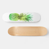 Ananas, grün und gelb skateboard (Horizontal)