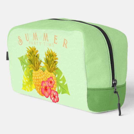 Ananas grün waschbeutel (Rechte Ecke)