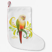 Ananas Grüne Wange Kleiner Weihnachtsstrumpf (Vorderseite)