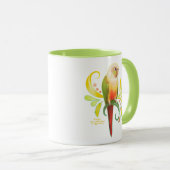 Ananas Grüne Wange Tasse (VorderseiteRechts)