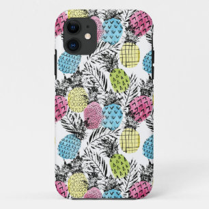 Ananas Grunge Palms Case-Mate iPhone Hülle