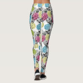 Ananas Grunge Palms Leggings (Rückseite)