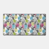 Ananas Grunge Palms Schreibtischunterlage (Vorderseite)