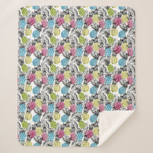 Ananas Grunge Palms Sherpadecke