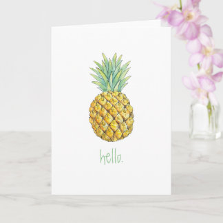 Ananas Grußkarte Karte
