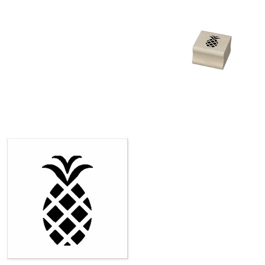 Ananas Gummistempel (Stempel)