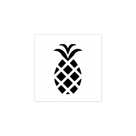 Ananas Gummistempel (Prägung)