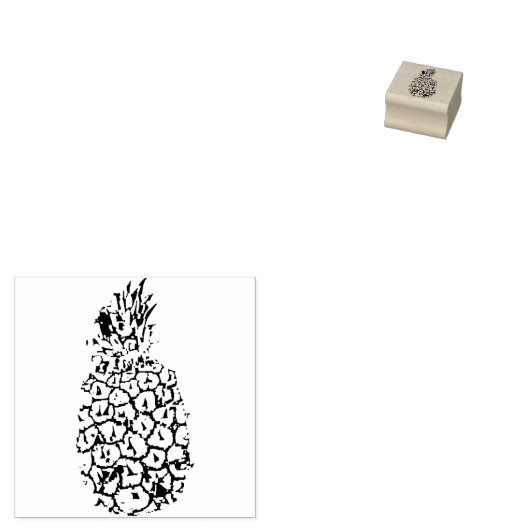 Ananas Gummistempel (Stempel)