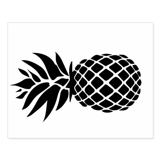 Ananas Gummistempel (Prägung)