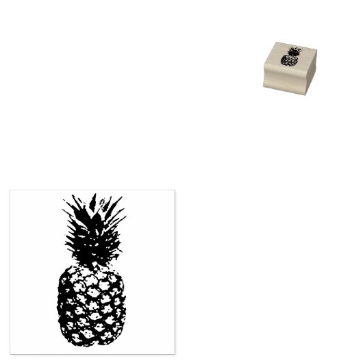 Ananas Gummistempel (Stempel)