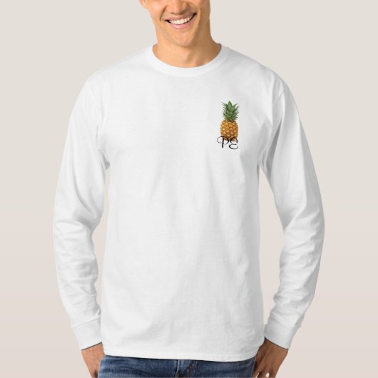Ananas-Handelszentrum Longsleeve T-Shirt (Vorderseite)
