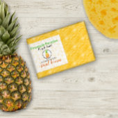 Ananas handgefertigte, hausgemachte Seife | Kontro Lebensmitteletikett