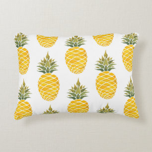 Ananas. Handgemalte Aquarellbilder w Dekokissen