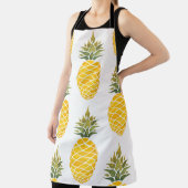 Ananas. Handgemalte Aquarellbilder w Schürze (InSitu)