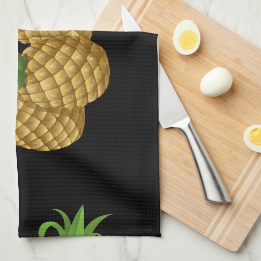 Ananas Handtuch (Viertel Falte)