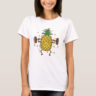 Ananas-Hanteltraining für Frauen, Ananas für Fraue T-Shirt