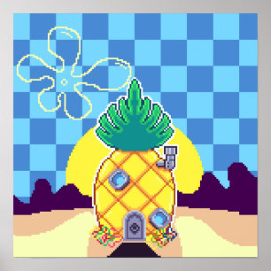 Ananas-Haus Poster