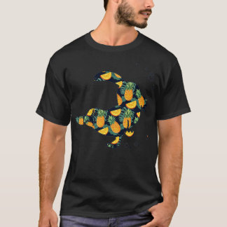 Ananas Hawaiian Platypus Frauen Männer Print Anima T-Shirt