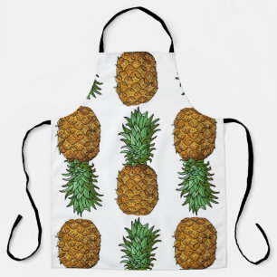 Ananas-Helligkeit: Sommer-Tropische Illustration Schürze