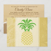 Ananas Herz Danke, Karten (Vorne/Hinten)