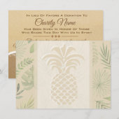 Ananas Herz Danke, Karten (Vorne/Hinten)