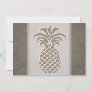 Ananas-Herzen Dankeskarten Dankeskarte