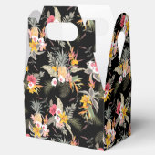 Ananas Hibiskus Blume auf dem Black Gable Geschenkschachtel (Geöffnet)