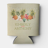 Ananas-Hochzeit Dosenkühler (Vorderseite)