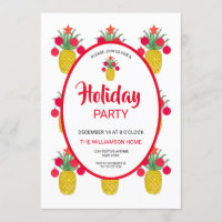 Ananas Holiday Party Weihnachten