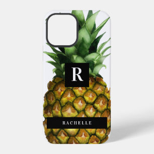 Ananas & Ihr Name & Monogramm iPhone 12 Pro Hülle