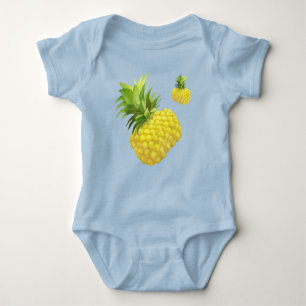 Ananas-Illustration Baby Strampler