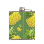 Ananas-Illustration Flachmann (Rückseite)