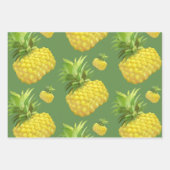 Ananas-Illustration Geschenkpapier Set (Vorderseite 2)