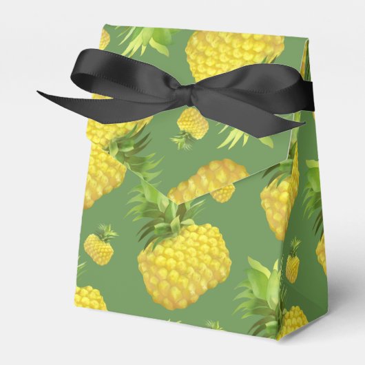 Ananas-Illustration Geschenkschachtel (Vorderseite)