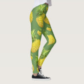Ananas-Illustration Leggings (Rechts)