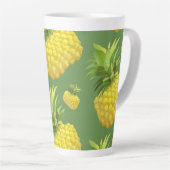 Ananas-Illustration Milchtasse (Rechte Ecke)