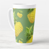 Ananas-Illustration Milchtasse (Linke Ecke)