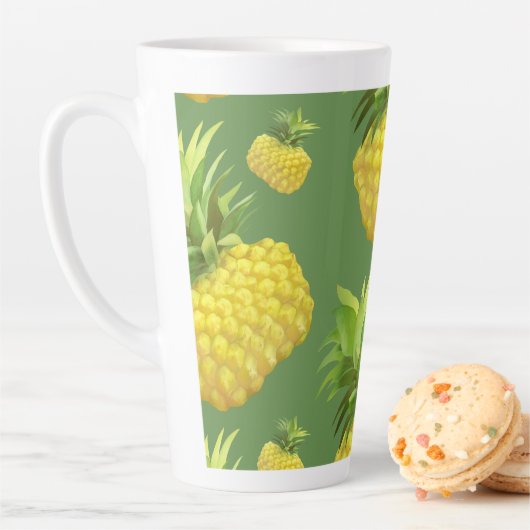 Ananas-Illustration Milchtasse (Beispiel)