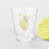 Ananas-Illustration Schnapsglas (Rückseite)