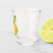 Ananas-Illustration Schnapsglas (Rechts)