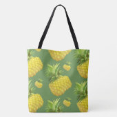 Ananas-Illustration Tasche (Rückseite)