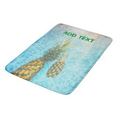 Ananas im Pool ist ein schöner Stil für Sie Badematte (Schrägansicht)