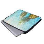 Ananas im Swimmingpool Laptopschutzhülle (Vorne Knopf)