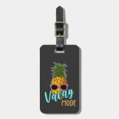 Ananas im Vacay-Modus mit Sonnenbrille Sommer Gepäckanhänger (Vorderseite vertikal)